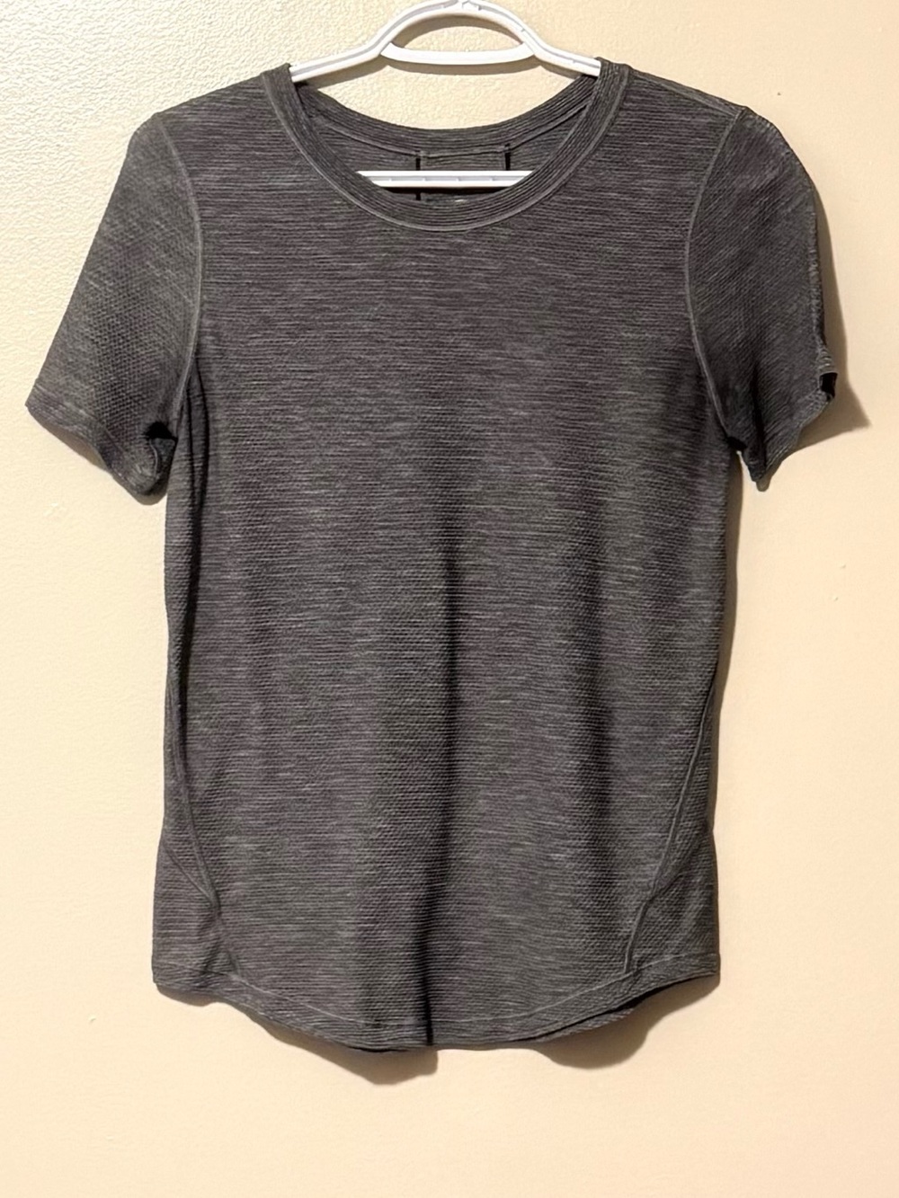 lululemon athletica Short Sleeve Crewneck Tee — Charcoal Heather